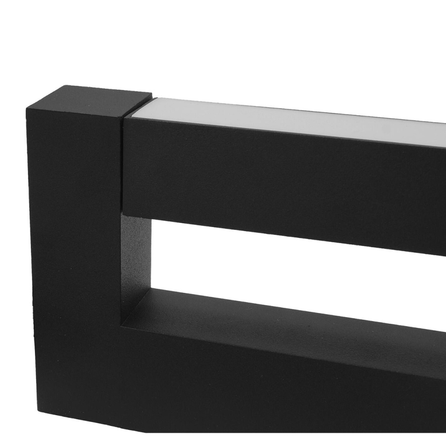 LED Elastyczny Kinkiet zewnętrzny 2xLED/16W/230V IP54 90 cm czarny