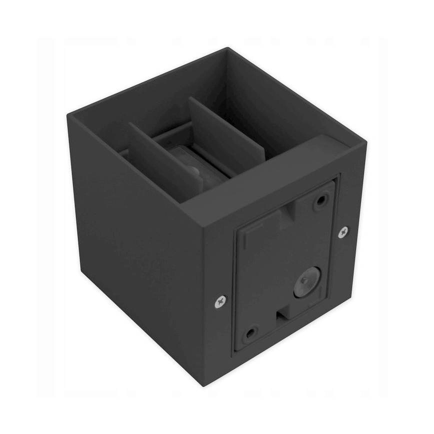 LED Kinkiet zewnętrzny 2xLED/3W/230V IP54 antracyt