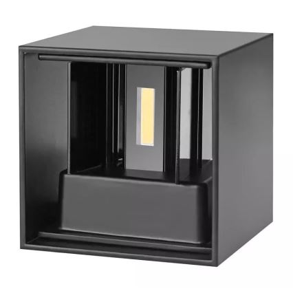 LED Kinkiet zewnętrzny 2xLED/3W/230V IP54 czarny