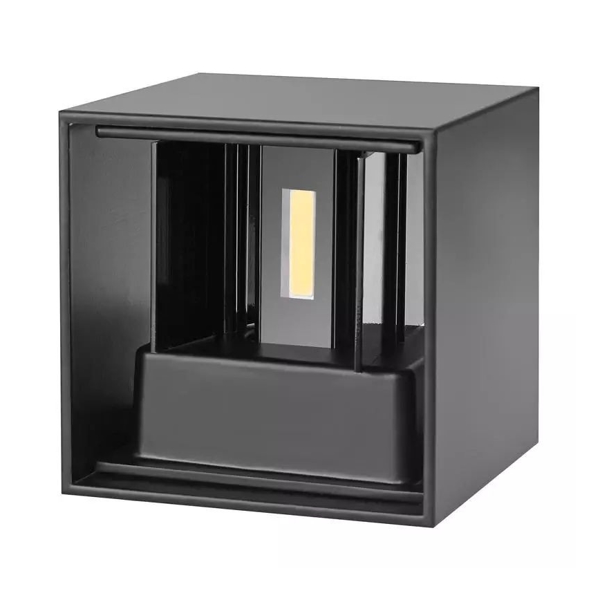LED Kinkiet zewnętrzny 2xLED/3W/230V IP54 czarny