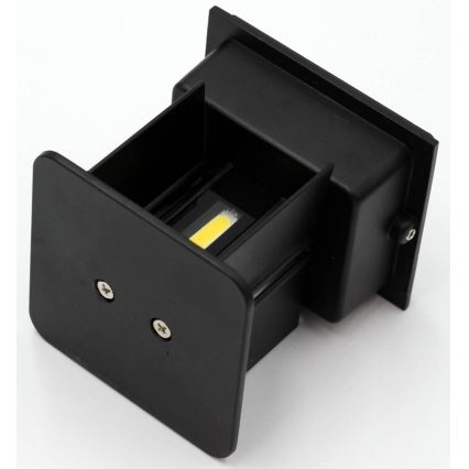 LED Kinkiet zewnętrzny 2xLED/3W/230V IP54 czarny