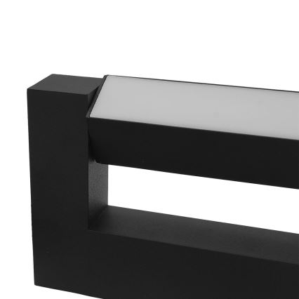 LED Elastyczny Kinkiet zewnętrzny 2xLED/4W/230V IP54 30 cm czarny