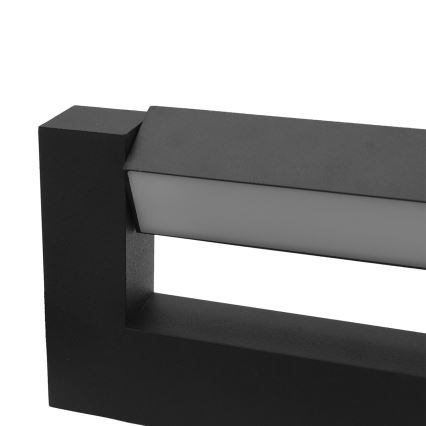 LED Elastyczny Kinkiet zewnętrzny 2xLED/4W/230V IP54 30 cm czarny
