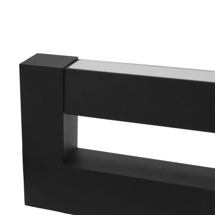 LED Elastyczny Kinkiet zewnętrzny 2xLED/4W/230V IP54 30 cm czarny