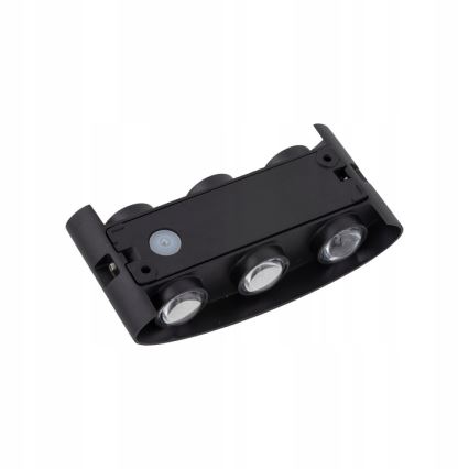 LED Kinkiet zewnętrzny ARROW 6xLED/1W/230V IP54 czarny