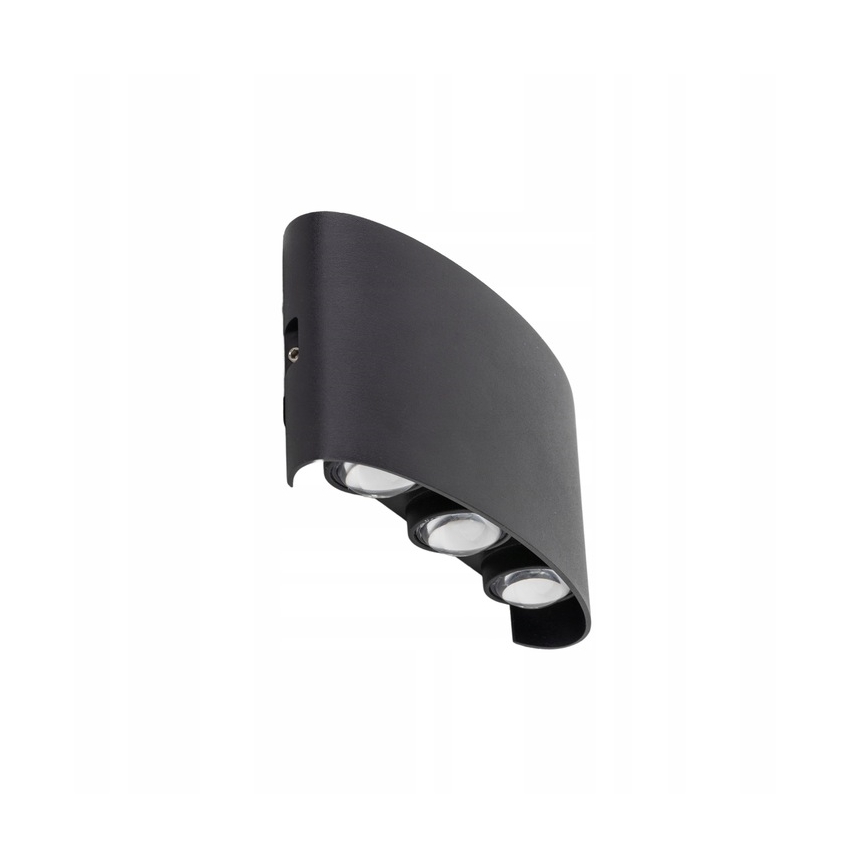 LED Kinkiet zewnętrzny ARROW 6xLED/1W/230V IP54 czarny