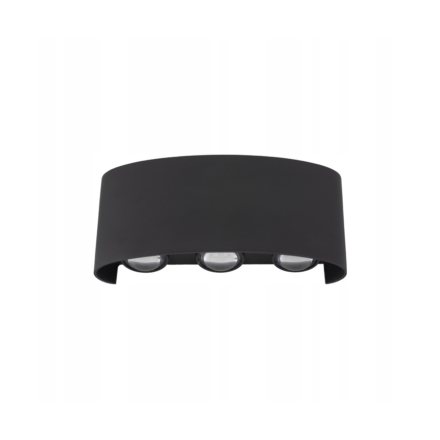 LED Kinkiet zewnętrzny ARROW 6xLED/1W/230V IP54 czarny