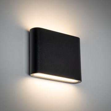 LED Kinkiet zewnętrzny ARWENA 2xLED/3W/230V IP54 czarny