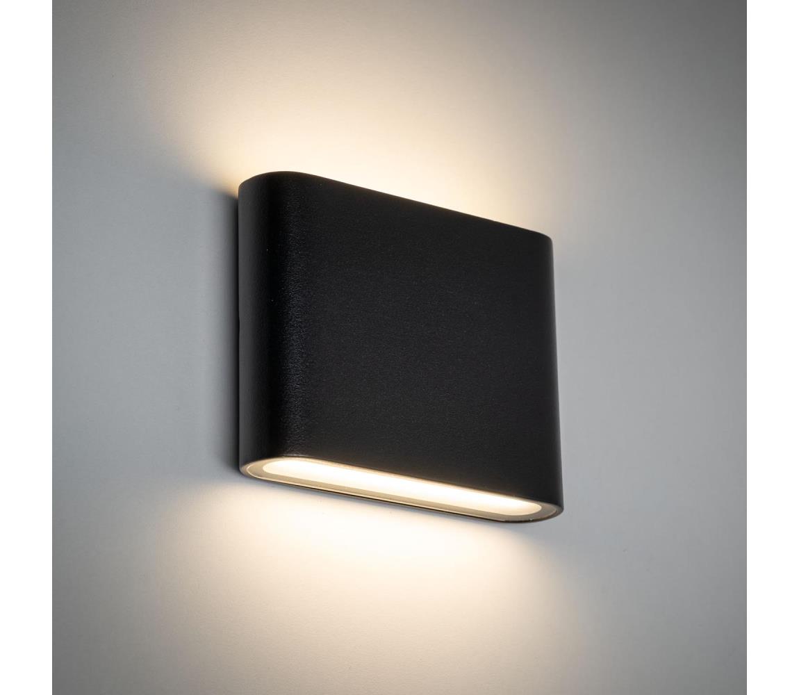 LED Kinkiet zewnętrzny ARWENA 2xLED/3W/230V IP54 czarny