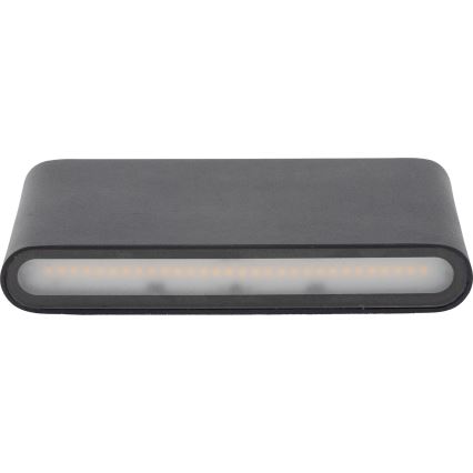 LED Kinkiet zewnętrzny ARWENA 2xLED/6W/230V IP54 czarny