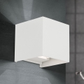LED Kinkiet zewnętrzny CUBE 2xLED/3W/230V IP54 biały