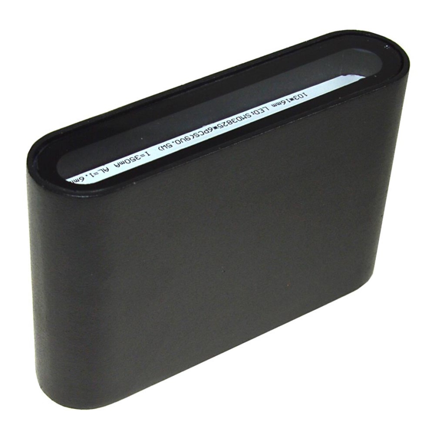 LED Kinkiet zewnętrzny FLOW LED/3W/230V IP54 czarny