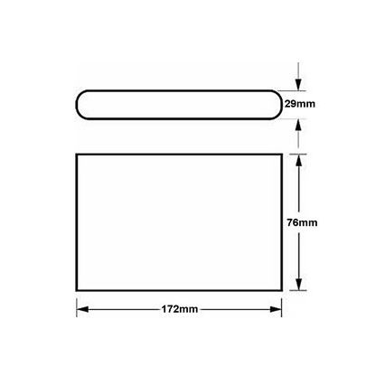 LED Kinkiet zewnętrzny FLOW LED/6W/230V IP54 czarny