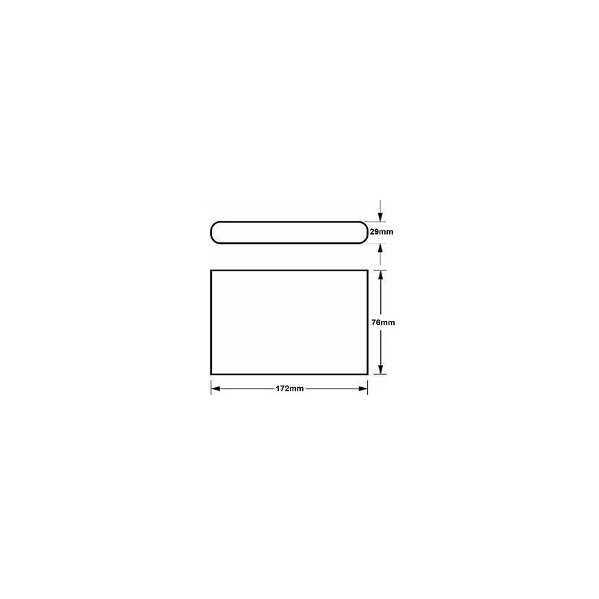 LED Kinkiet zewnętrzny FLOW LED/6W/230V IP54 czarny