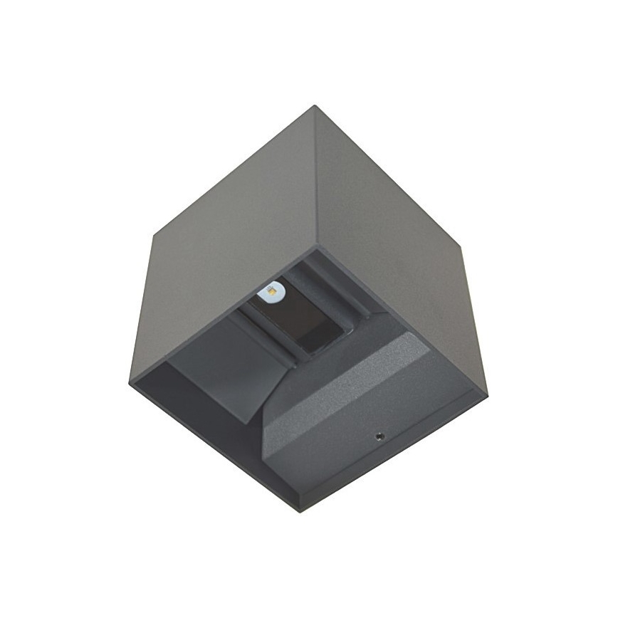 LED Kinkiet zewnętrzny KREON 2xLED/3W/230V IP54 3000K antracyt