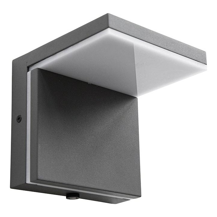 LED Kinkiet zewnętrzny LASSAN LED/8W/230V 3000K IP54 antracyt
