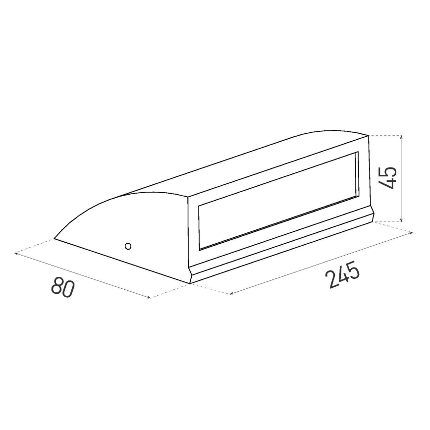 LED Kinkiet zewnętrzny LED/10W/230V IP54