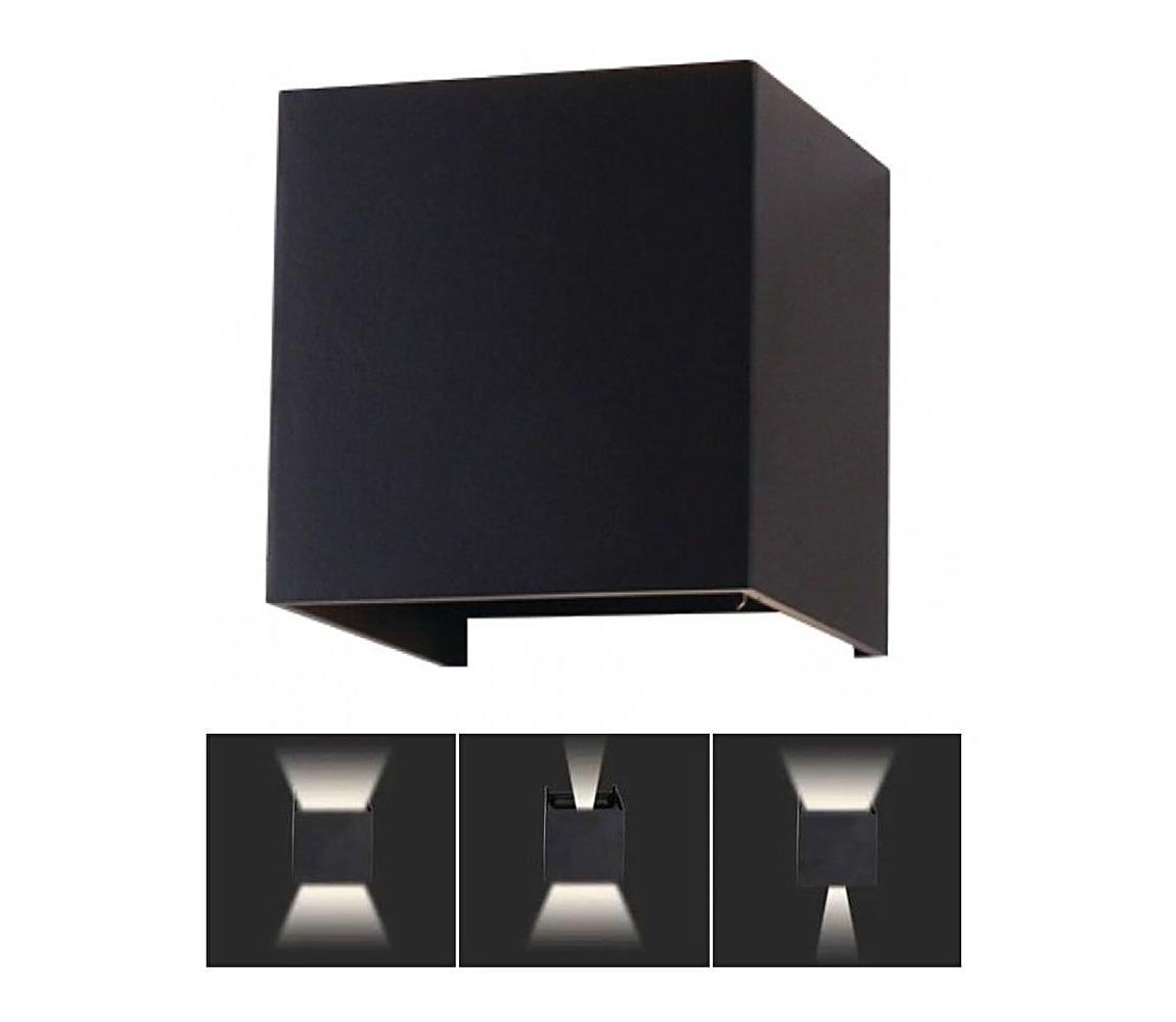 LED Kinkiet zewnętrzny LED/11W/230V 3000K IP65 czarny