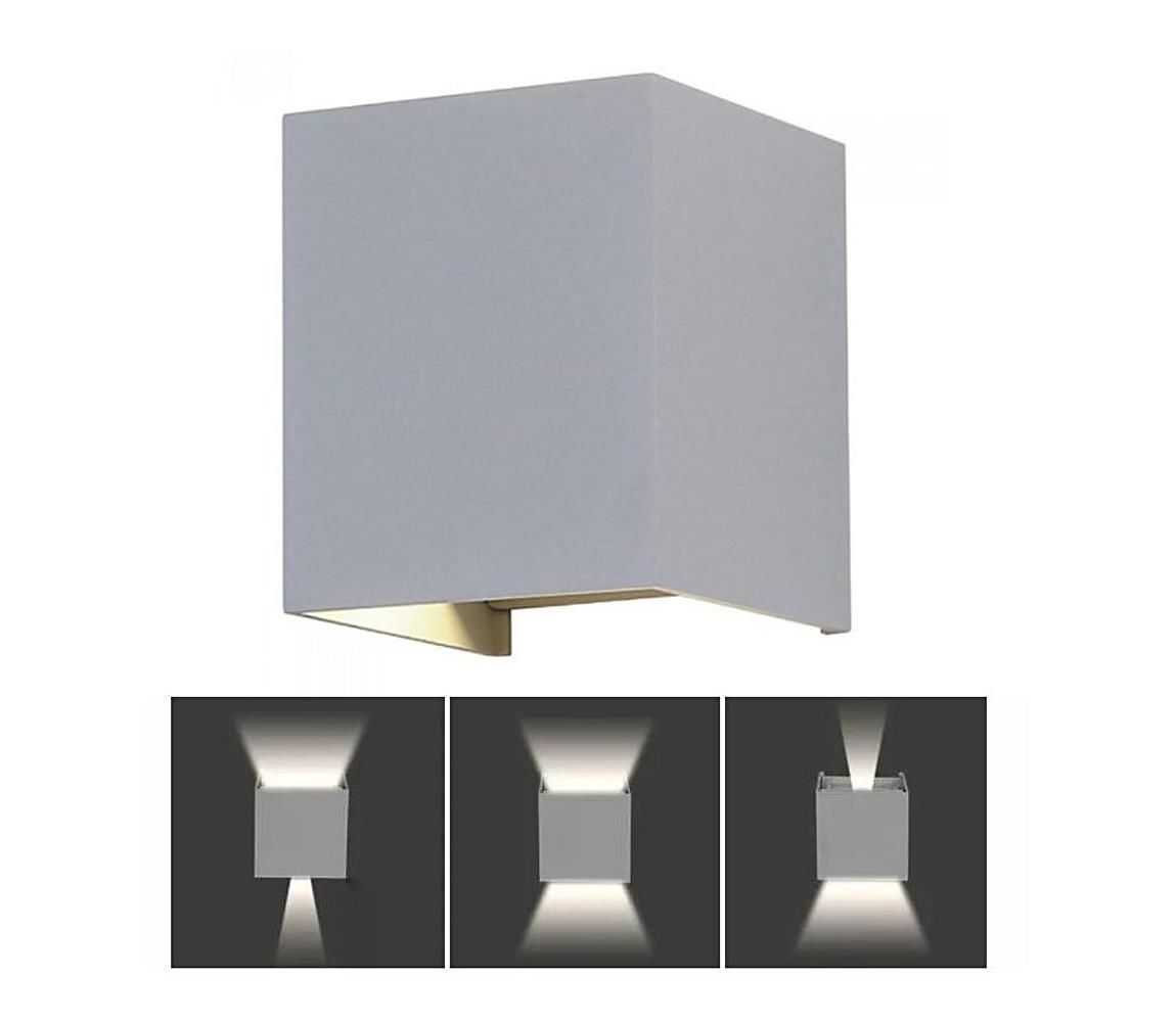 LED Kinkiet zewnętrzny LED/11W/230V 4000K IP65 szary