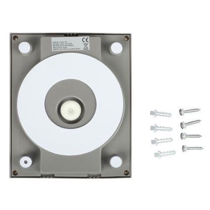 LED Kinkiet zewnętrzny LED/12W/230V 3000K IP65 szary