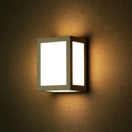 LED Kinkiet zewnętrzny LED/12W/230V 4000K IP65 szary