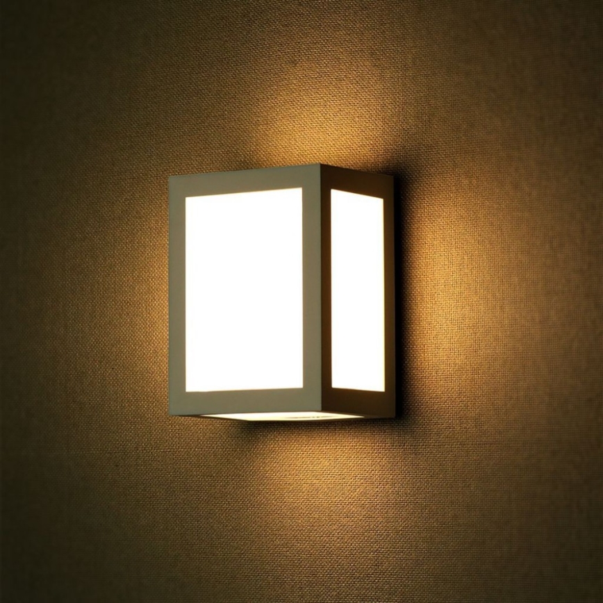LED Kinkiet zewnętrzny LED/12W/230V 4000K IP65 szary