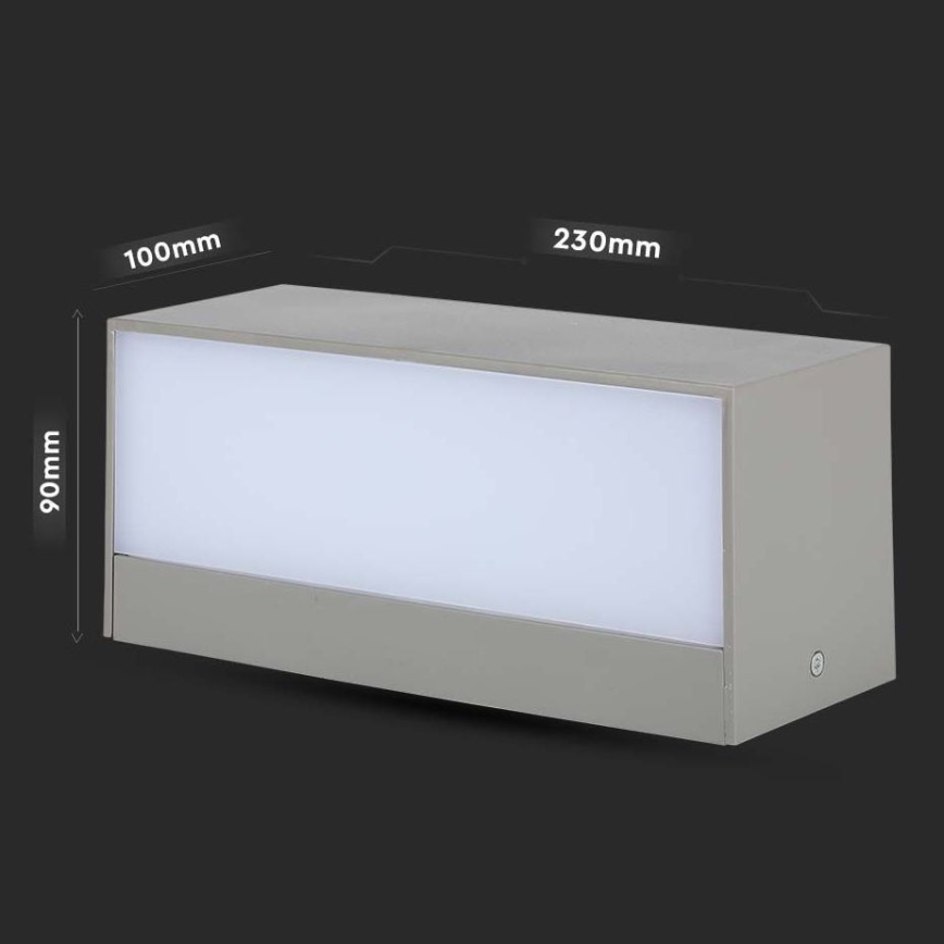 LED Kinkiet zewnętrzny LED/12W/230V 6400K IP65