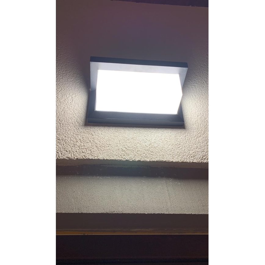 LED Kinkiet zewnętrzny LED/12W/230V IP54 czarny