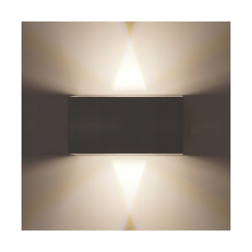 LED Kinkiet zewnętrzny LED/12W/230V IP54 czarny