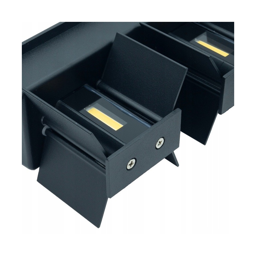 LED Kinkiet zewnętrzny LED/12W/230V IP54 czarny