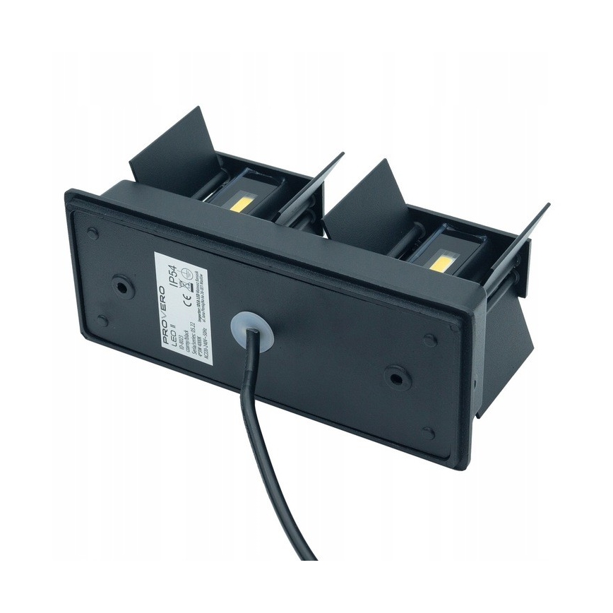 LED Kinkiet zewnętrzny LED/12W/230V IP54 czarny