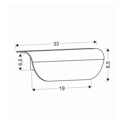 LED Kinkiet zewnętrzny LED/12W/230V IP65 czarny