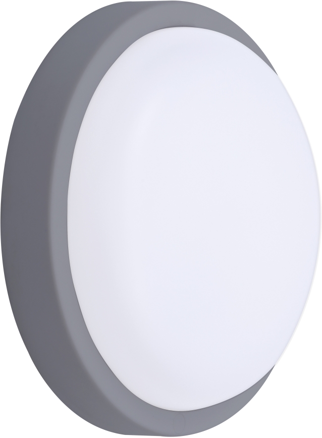 LED Kinkiet zewnętrzny LED/13W/230V 4000K IP54 szare okrągła