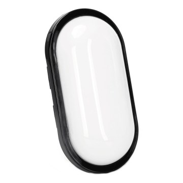 LED Kinkiet zewnętrzny LED/15W/230V 6500K czarny IP65