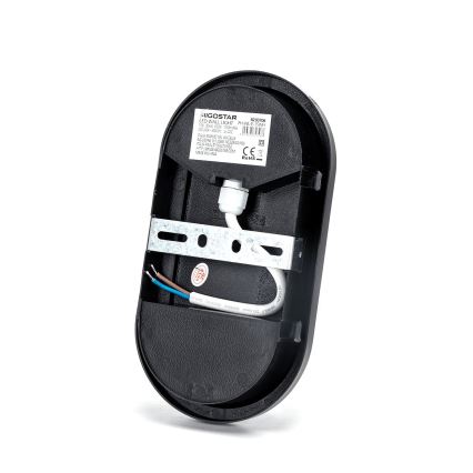 LED Kinkiet zewnętrzny LED/15W/230V 6500K czarny IP65