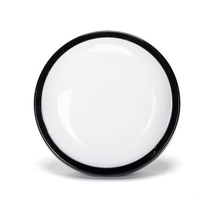 LED Kinkiet zewnętrzny LED/15W/230V 6500K śr. 15,5 cm czarny IP65