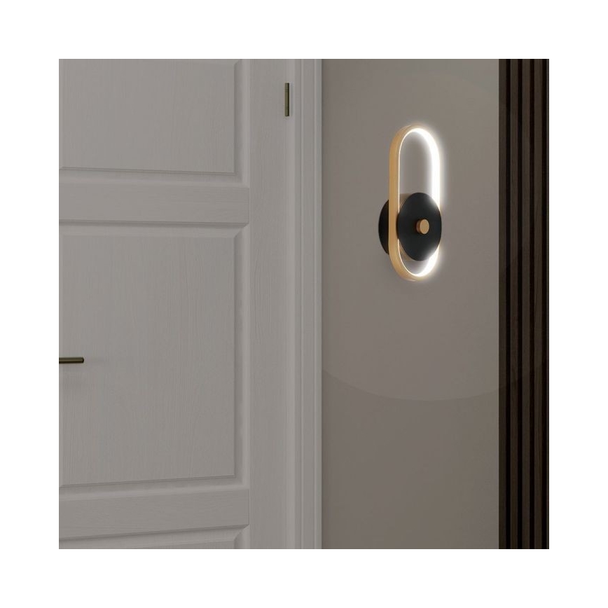 LED Kinkiet zewnętrzny LED/15W/230V IP54 4000K mosiądz