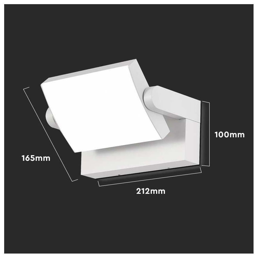 LED Kinkiet zewnętrzny LED/17W/230V 3000K IP65
