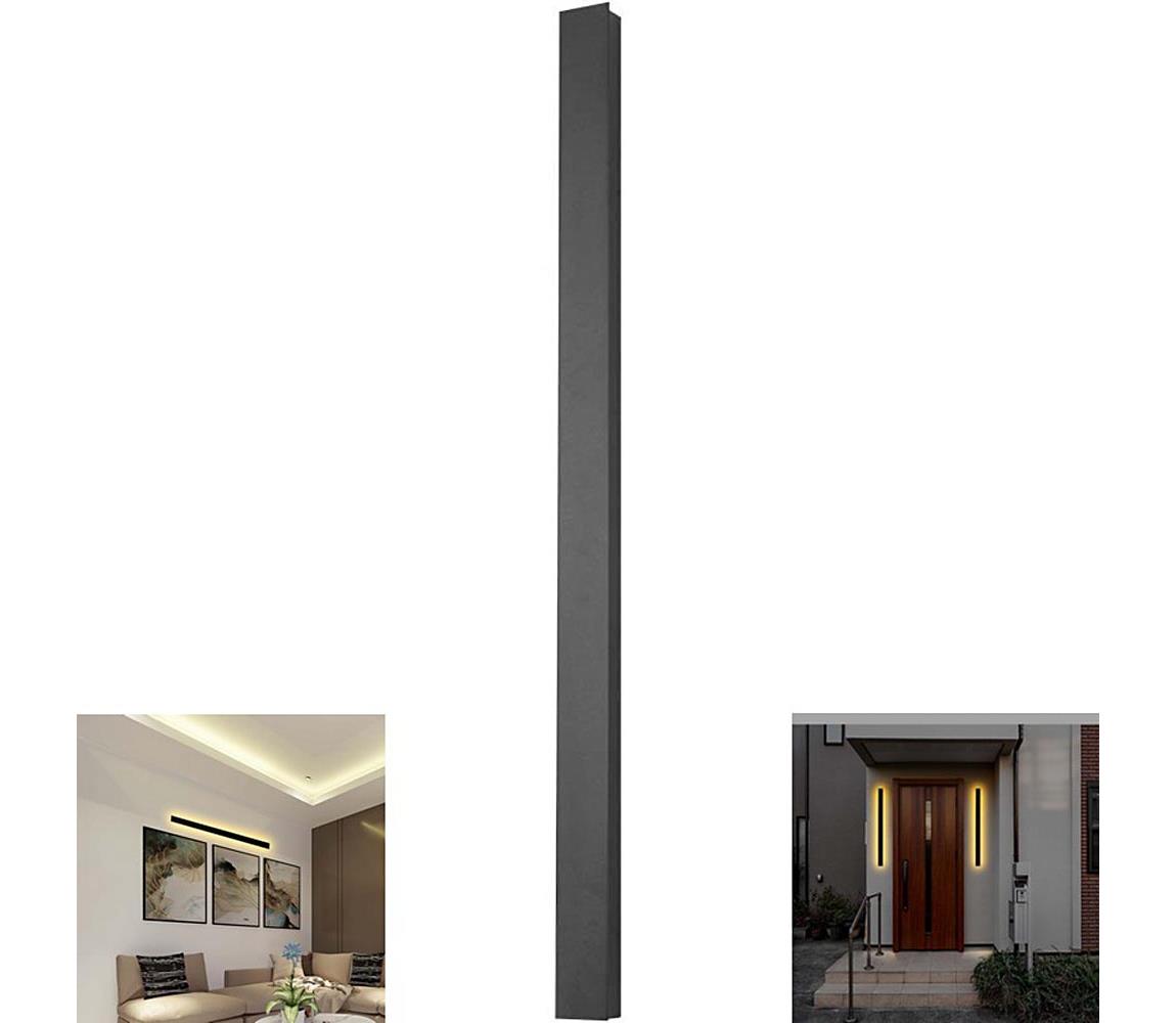 LED Kinkiet zewnętrzny LED/23W/230V 4000K IP65 antracyt