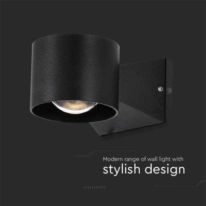 LED Kinkiet zewnętrzny LED/5W/230V 3000K IP65 czarny