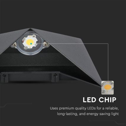 LED Kinkiet zewnętrzny LED/5W/230V 3000K IP65 czarny