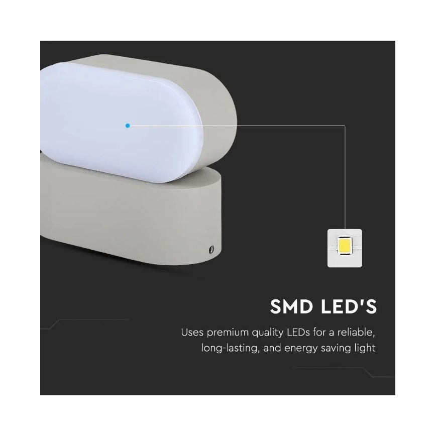 LED Kinkiet zewnętrzny LED/5W/230V IP65