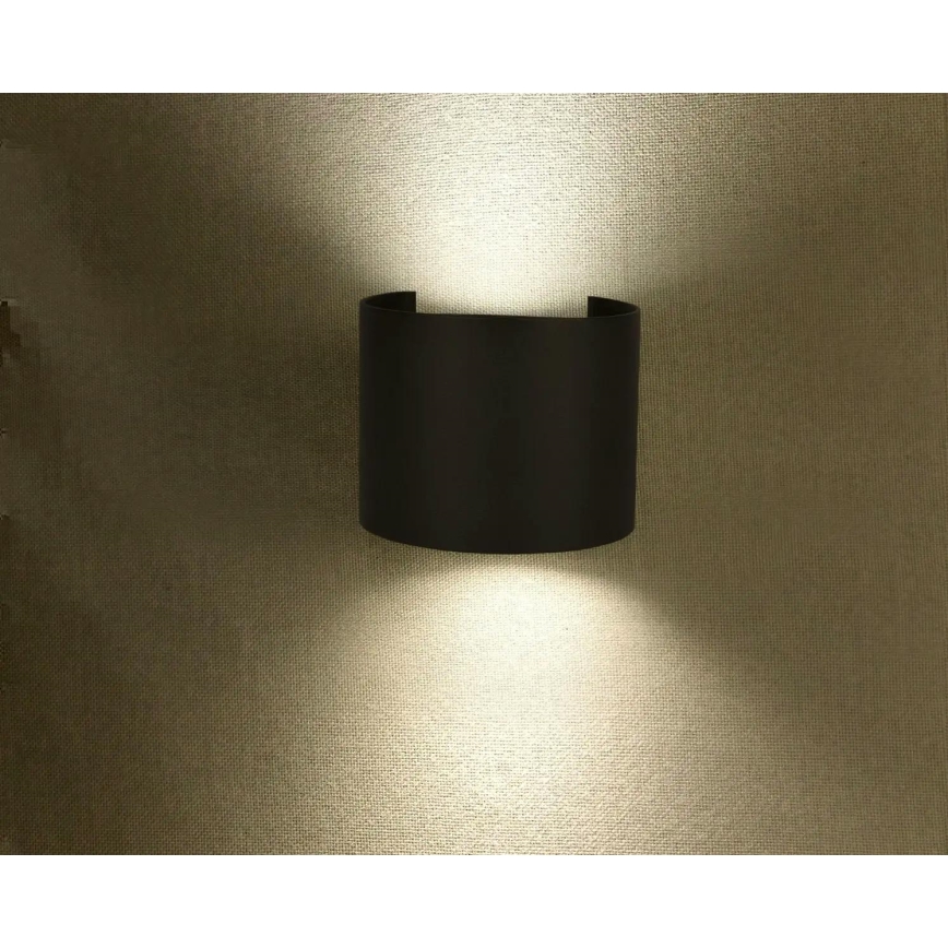 LED Kinkiet zewnętrzny LED/6W/230V 3000K IP65 czarny