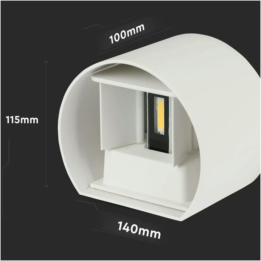 LED Kinkiet zewnętrzny LED/6W/230V 4000K IP65 biały