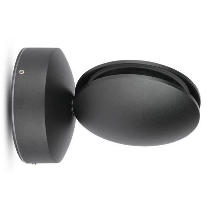 LED zewnętrzny naścienne flexible jasny LED/7W/230V 4000K IP65 czarny