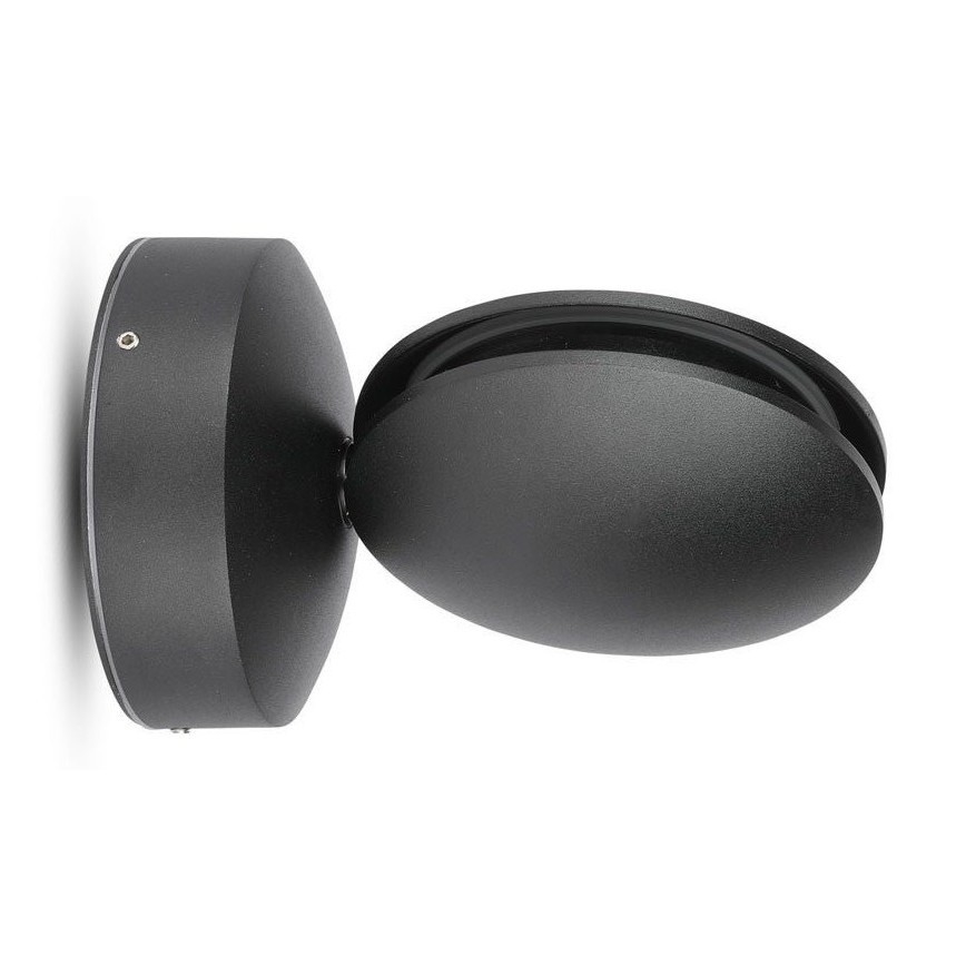 LED zewnętrzny naścienne flexible jasny LED/7W/230V 4000K IP65 czarny