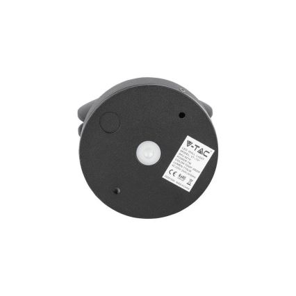 LED zewnętrzny naścienne flexible jasny LED/7W/230V 4000K IP65 czarny