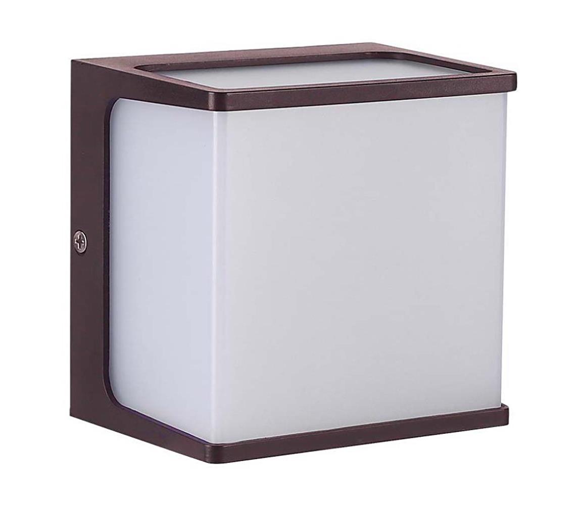 LED Kinkiet zewnętrzny LED/8W/230V IP65 3000K brązowy