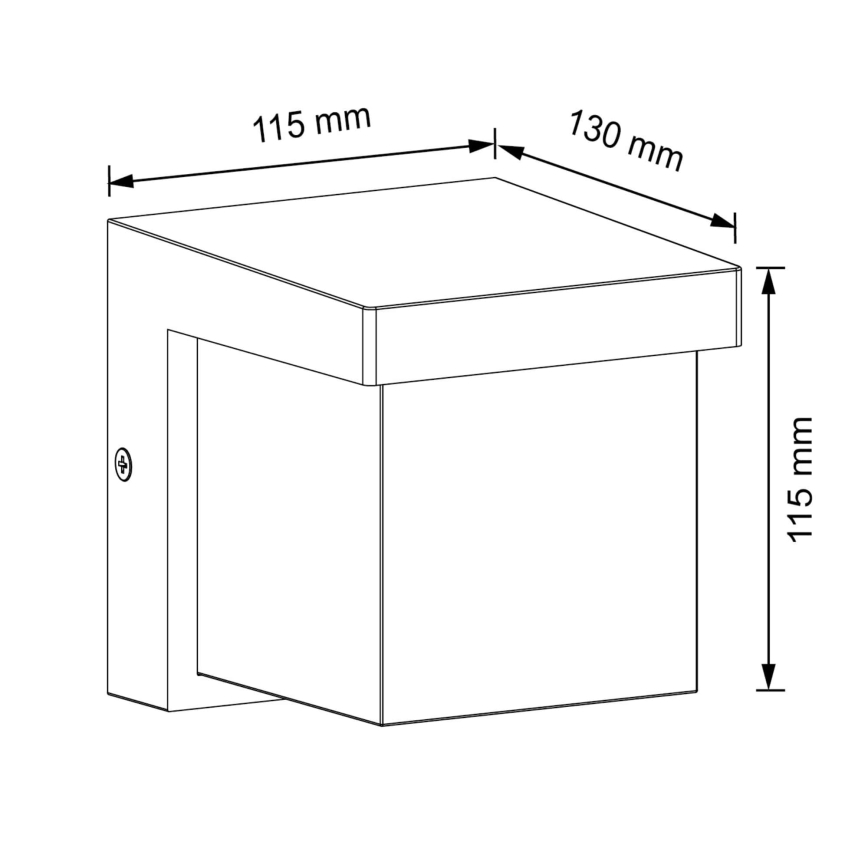 LED Kinkiet zewnętrzny MORGAN LED/10W/230V IP54