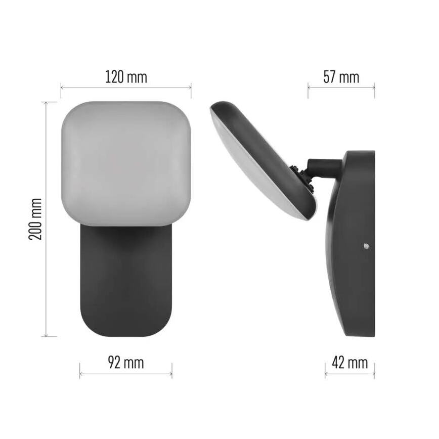 LED Kinkiet zewnętrzny NIKA LED/12,5W/230V IP44